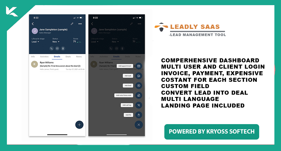 Leadly SaaS - Lead Management Tool